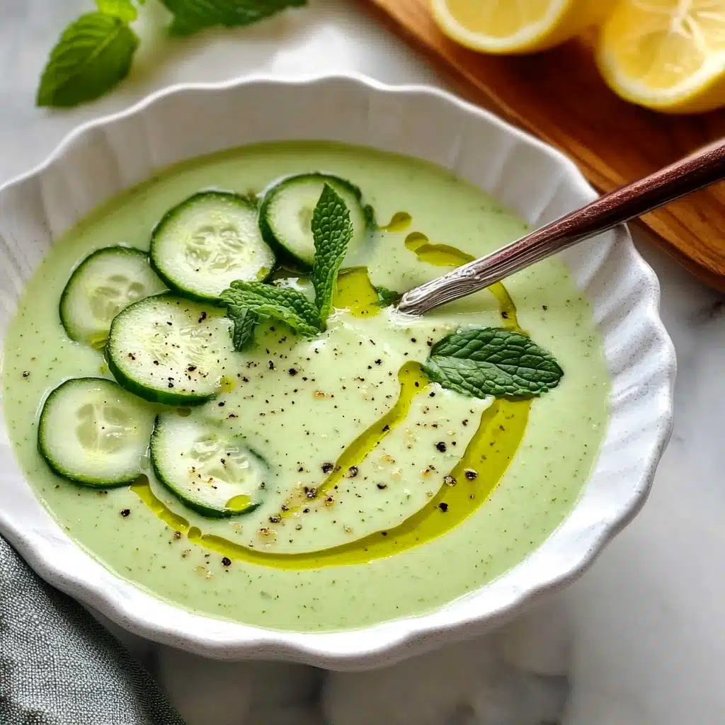 Cold Cucumber Soup Recipe - Recipe Image