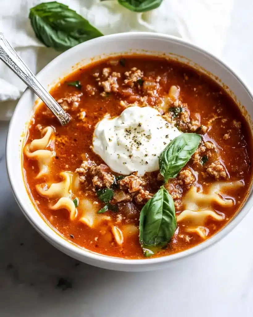 Lasagna Soup Recipe