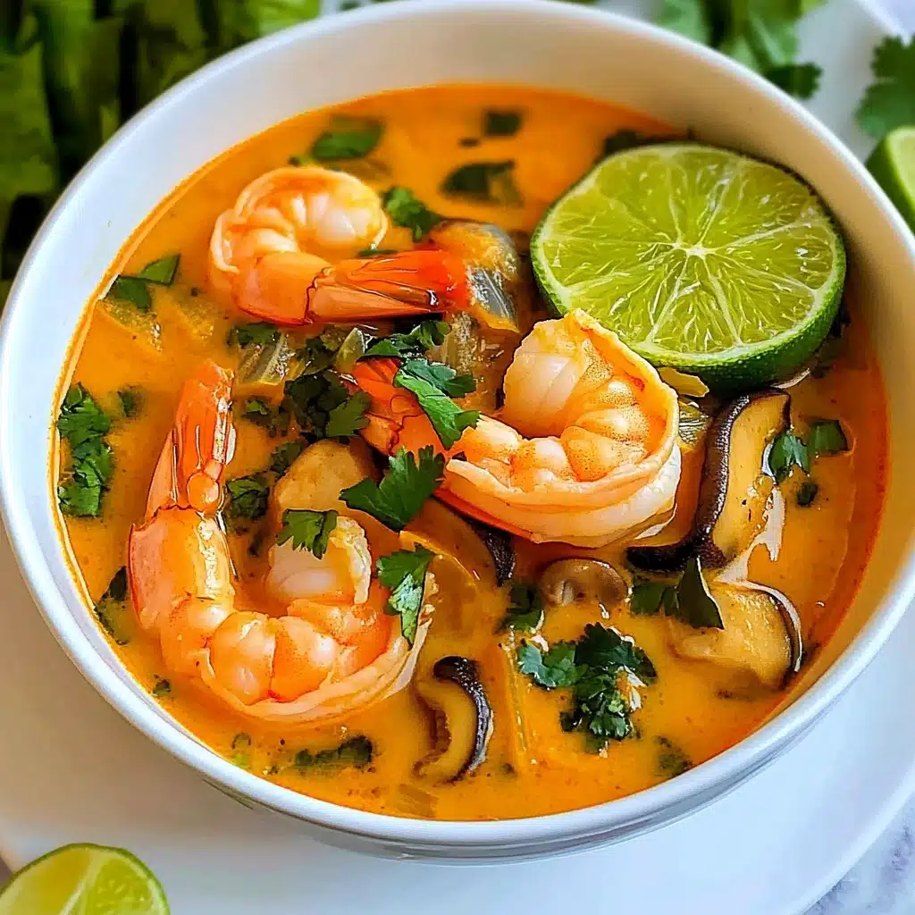 Thai Coconut Shrimp Soup Recipe - Recipe Image