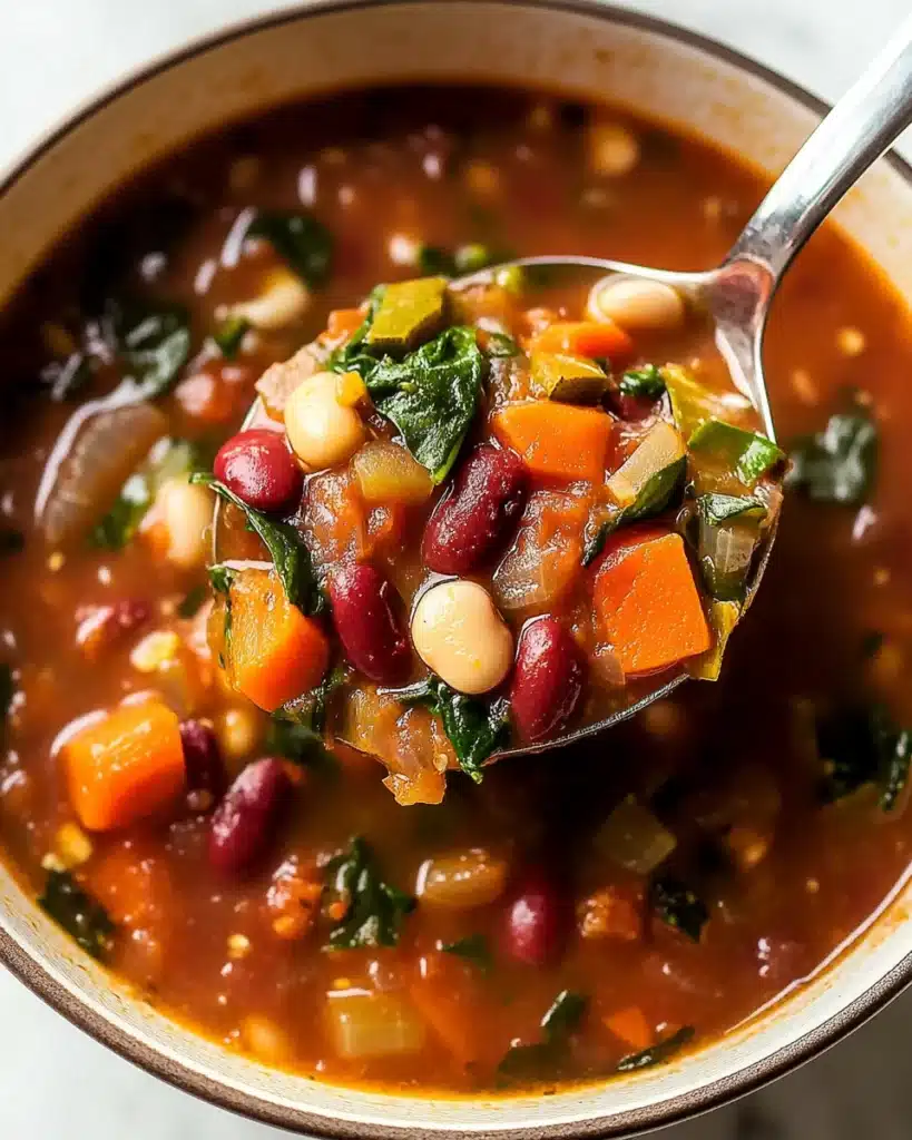 Thick & Hearty Minestrone Soup Recipe