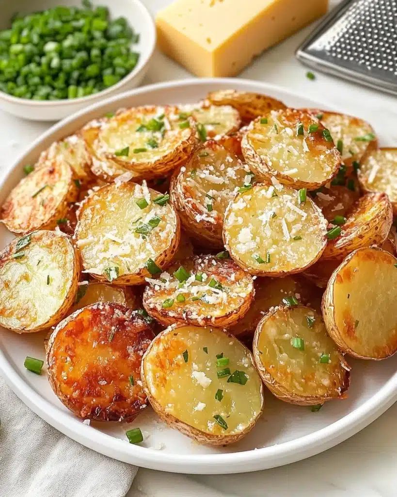 Air Fryer Parmesan Potatoes Recipe