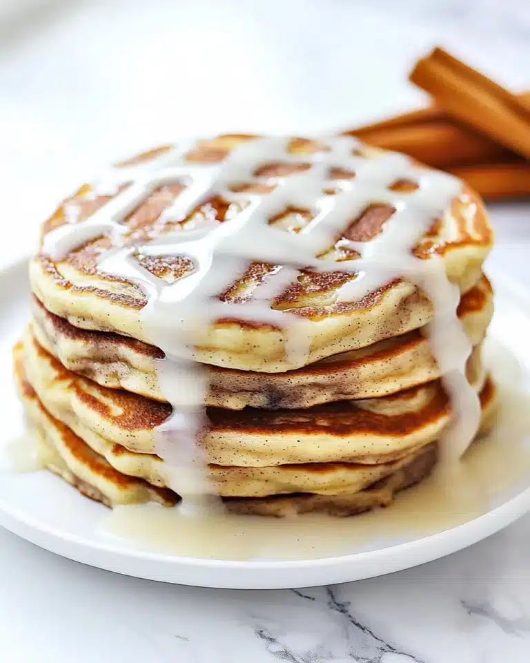 Cinnamon Roll Pancakes Recipe