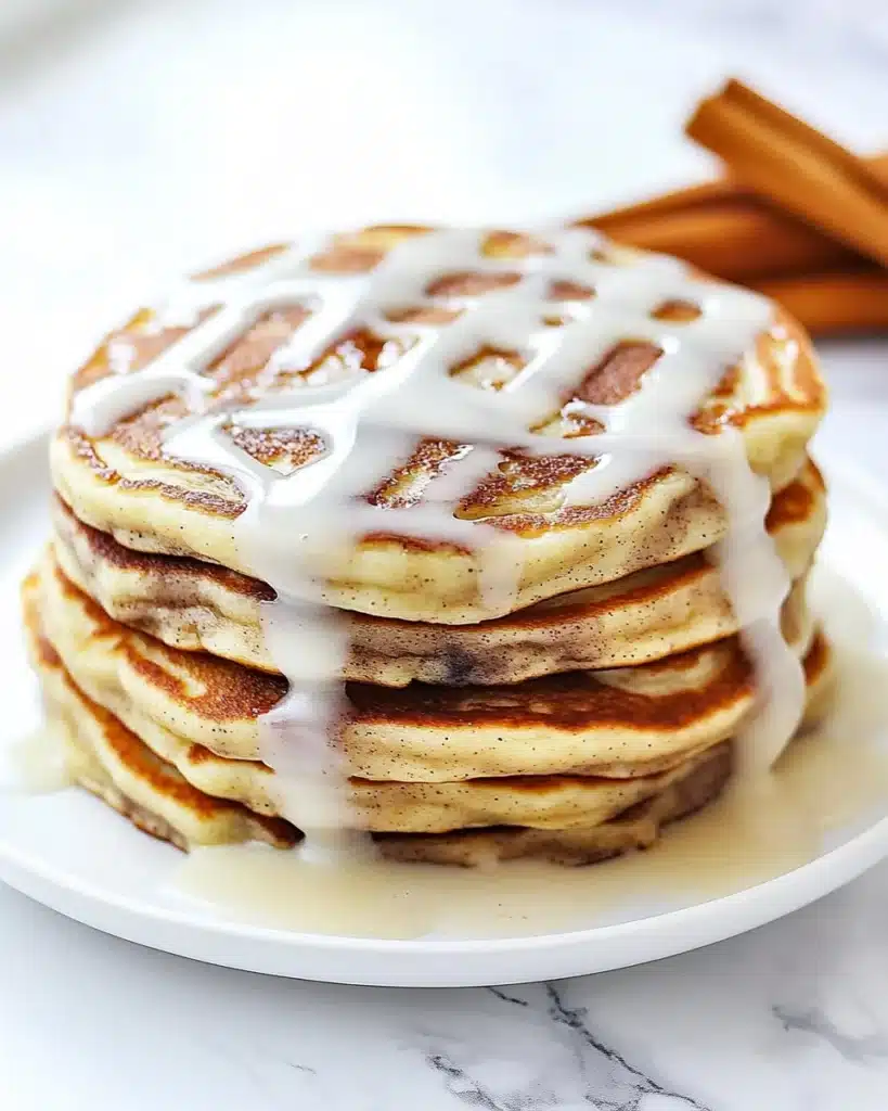Cinnamon Roll Pancakes Recipe