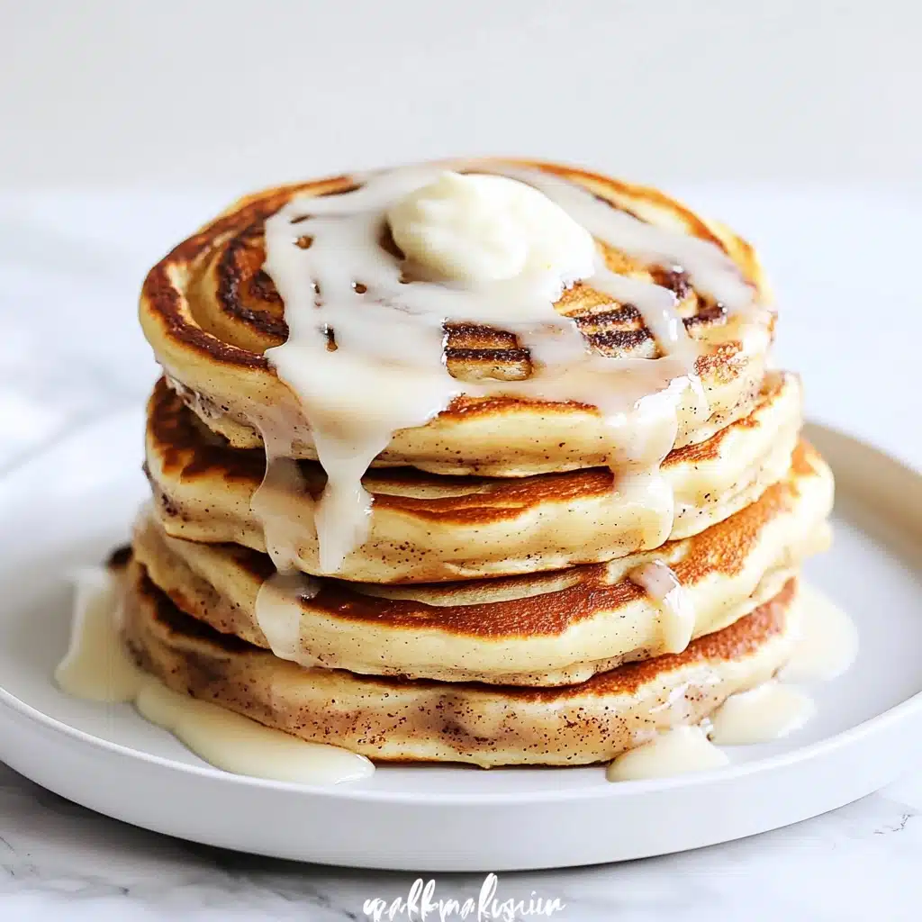 Cinnamon Roll Pancakes Recipe - Recipe Image