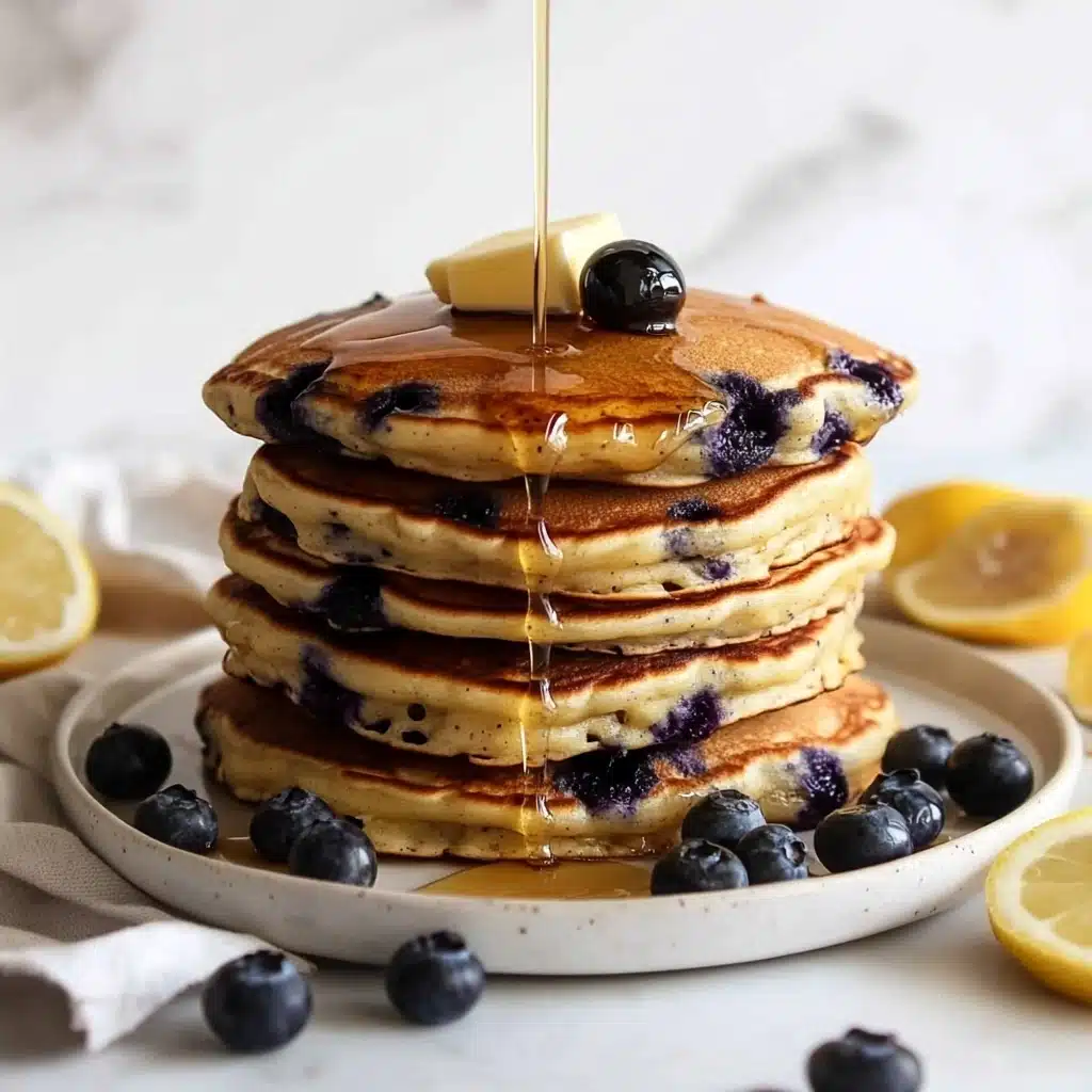 Blueberry Lemon Ricotta Pancakes Recipe - Recipe Image