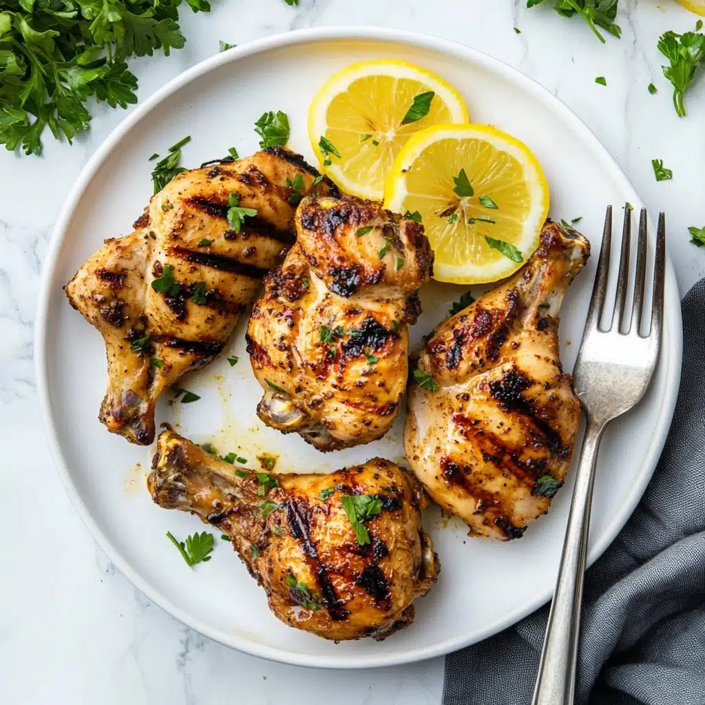 Lemon Ginger Soy Marinated Grilled Chicken Recipe - Recipe Image