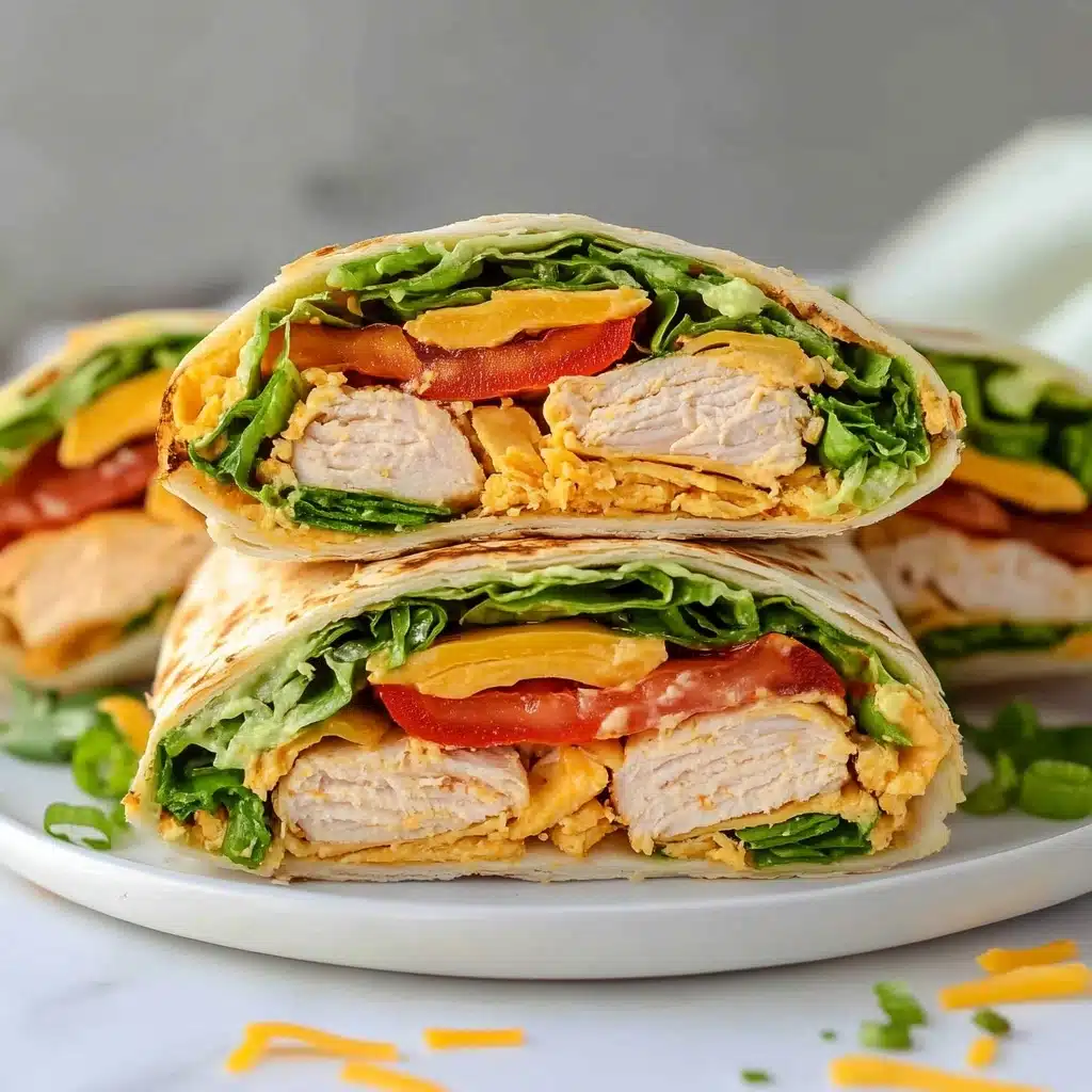 Chicken Bacon Ranch Wraps Recipe - Recipe Image