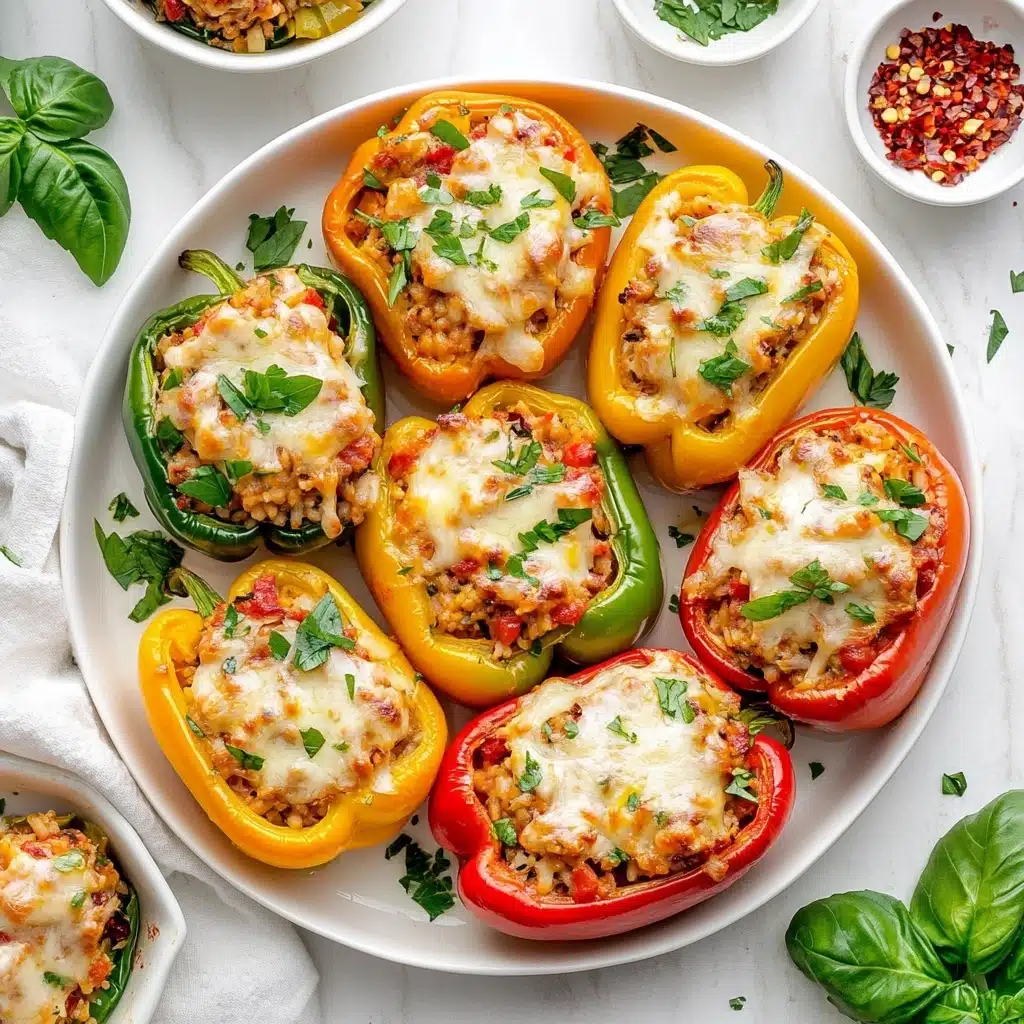 Ground Turkey Stuffed Peppers Recipe - Recipe Image