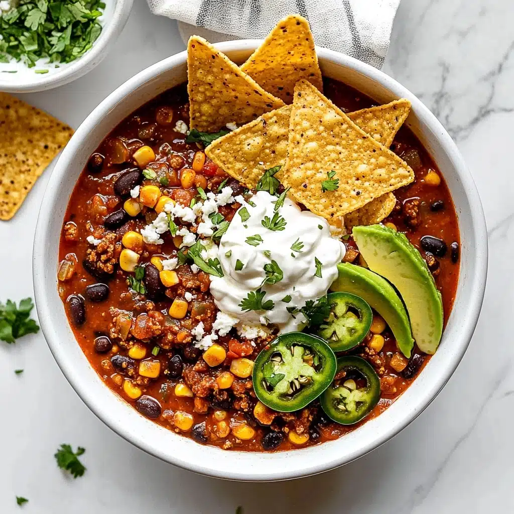 Vegan Black Bean Chili Recipe - Recipe Image