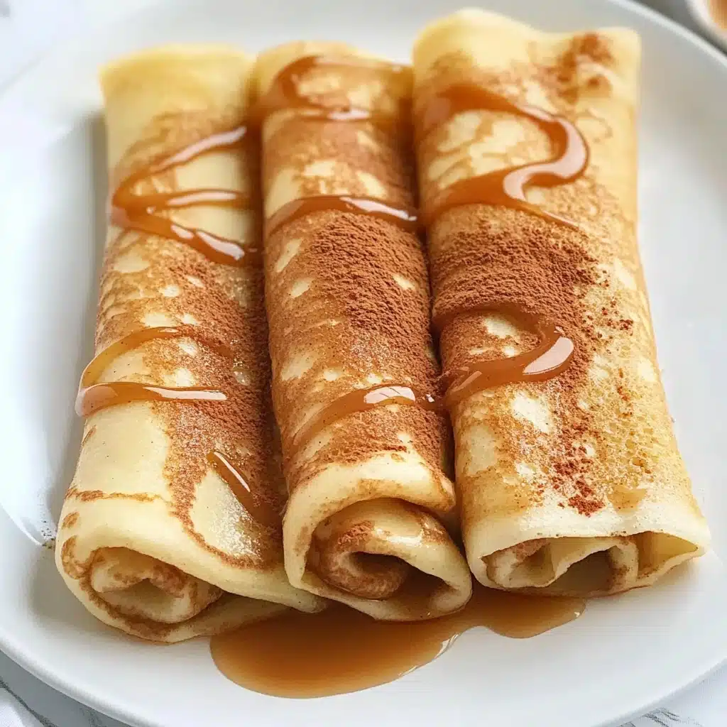 Cinnamon Roll Protein Crepes Recipe - Recipe Image
