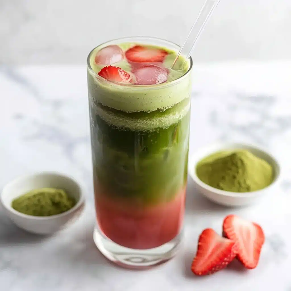Strawberry Matcha Latte Recipe - Recipe Image