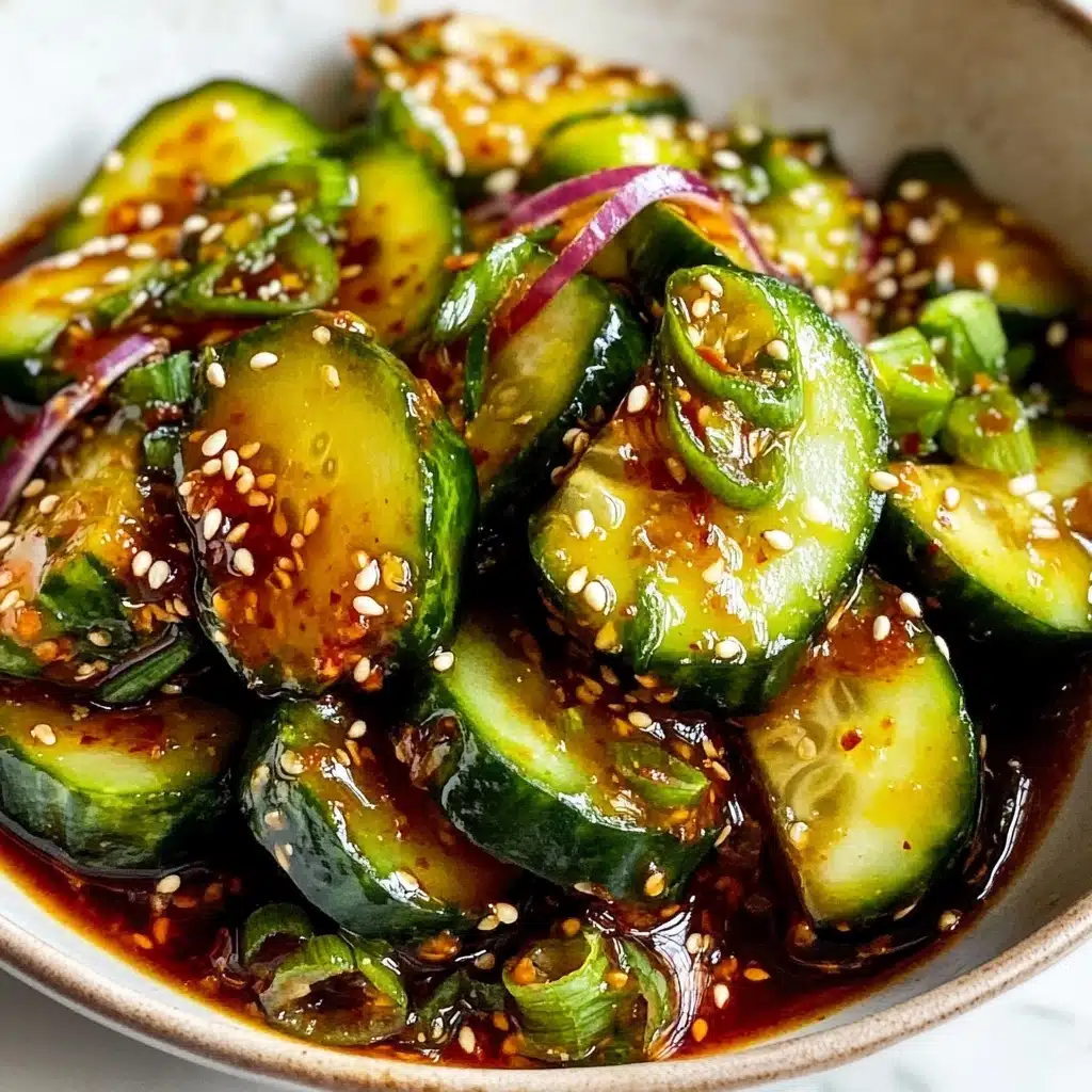 Spicy Asian Cucumber Salad Recipe - Recipe Image