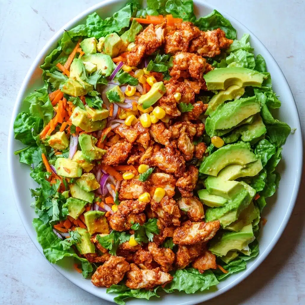 Crispy Hot Honey Chicken Salad with Yogurt Dressing Recipe - Recipe Image