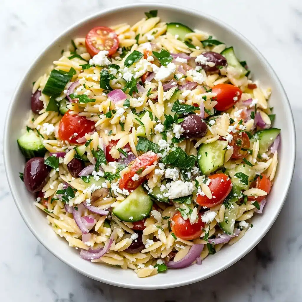 Mediterranean Orzo Salad Recipe - Recipe Image