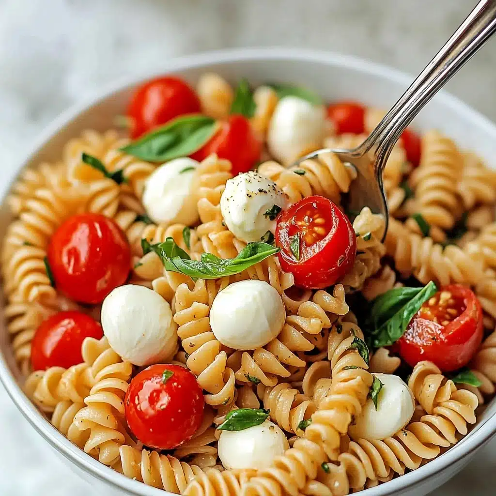 Caprese Pasta Salad Recipe - Recipe Image