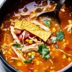 Slow Cooker Chicken Tortilla Soup Recipe