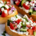20-Minute Greek Bruschetta with Whipped Feta Recipe