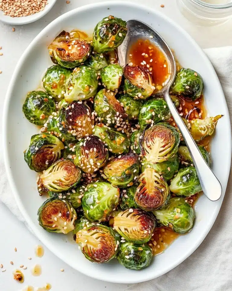 Maple Sriracha Brussels Sprouts Recipe