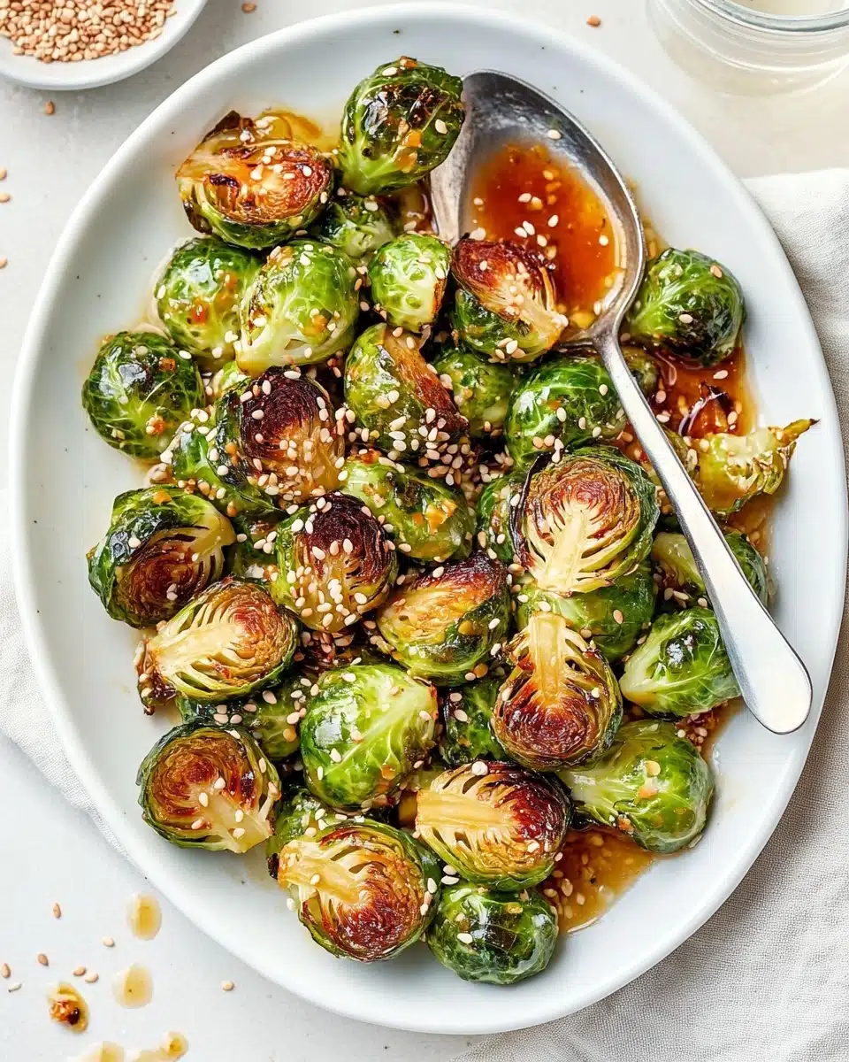 Maple Sriracha Brussels Sprouts Recipe