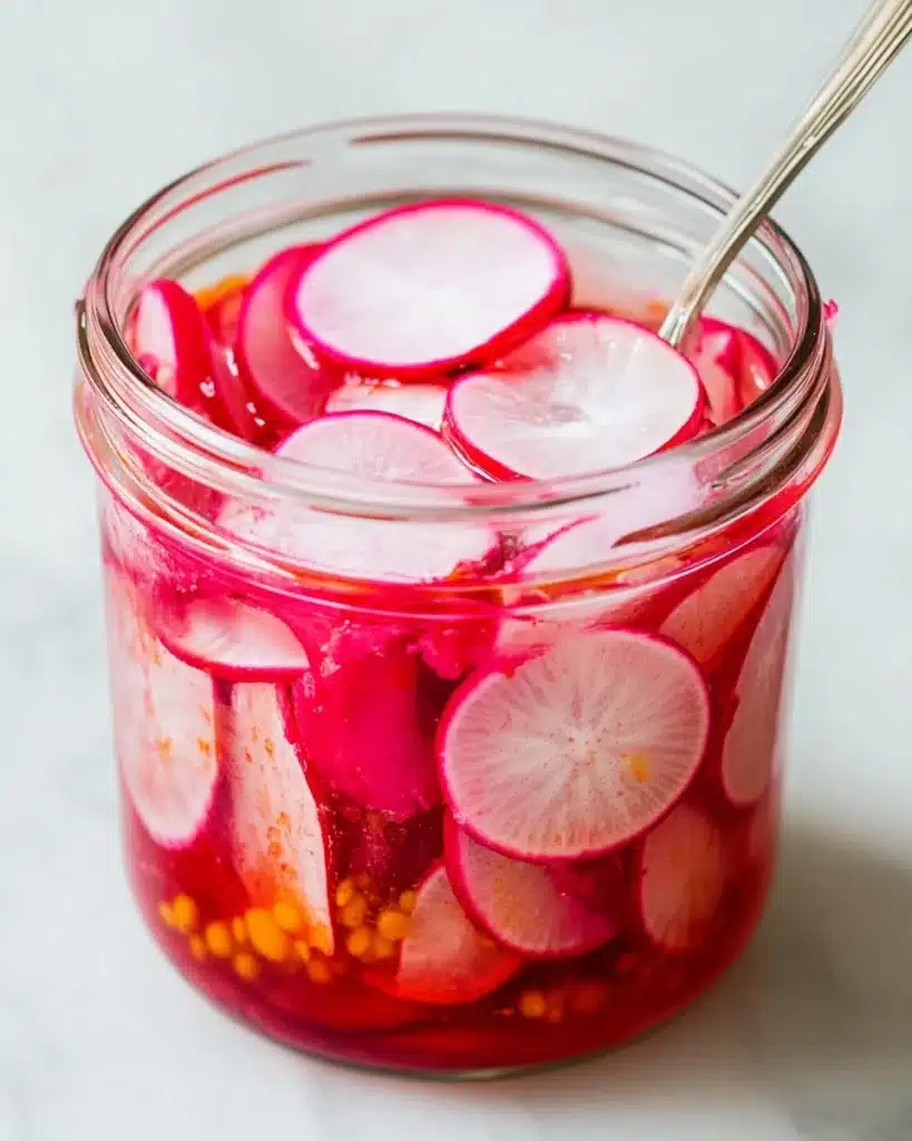 Spicy Quick Pickled Radishes Recipe