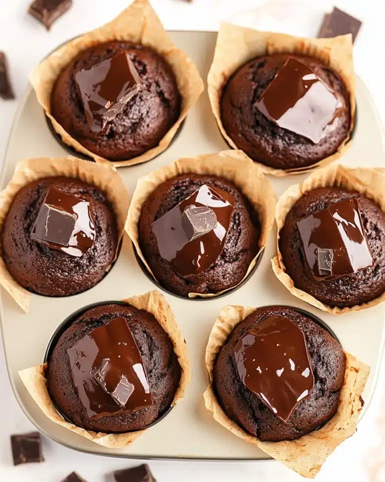 Jumbo Double Chocolate Muffins Recipe