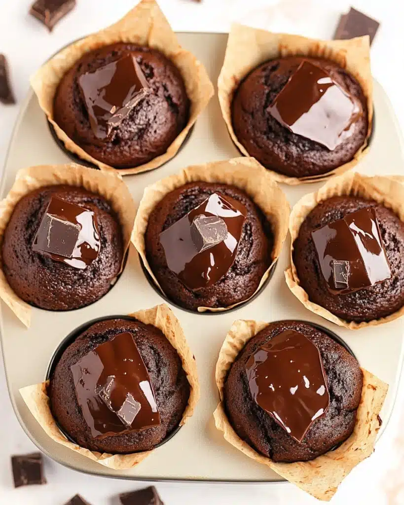 Jumbo Double Chocolate Muffins Recipe
