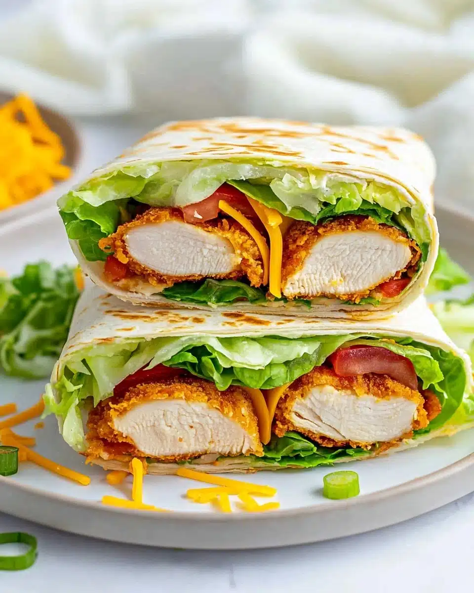 Chicken Bacon Ranch Wraps Recipe