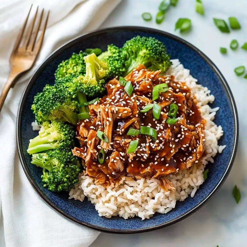 Slow Cooker Honey Garlic Chicken Recipe - Recipe Image