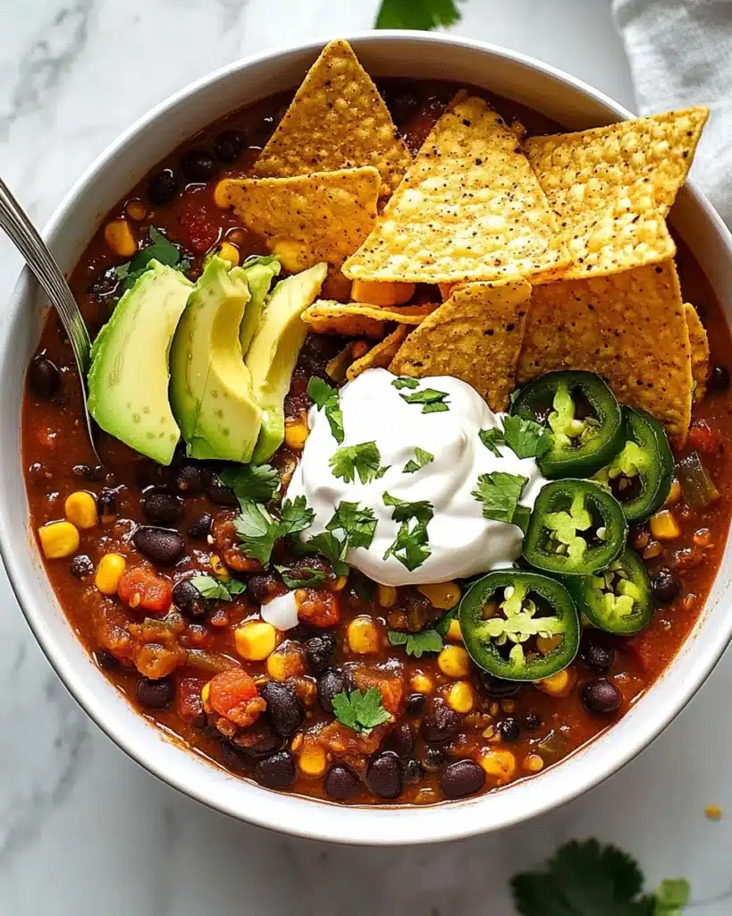 Vegan Black Bean Chili Recipe