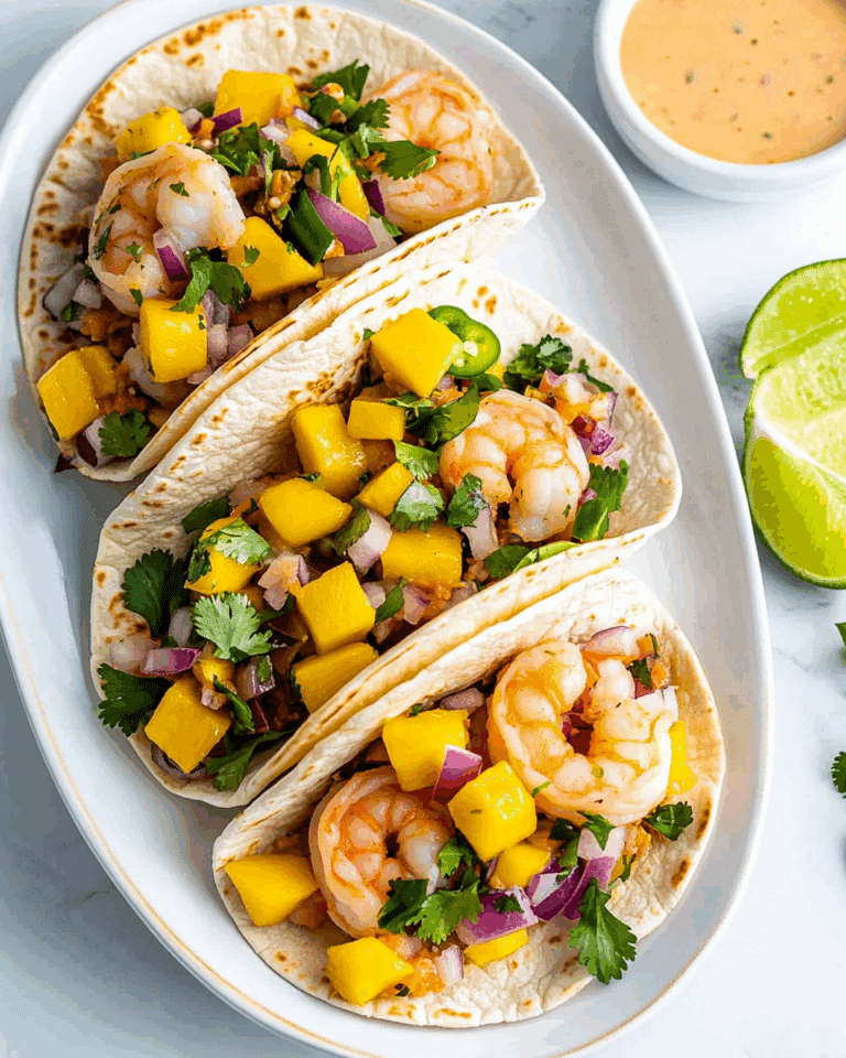 Shrimp Tacos with Mango Salsa Recipe