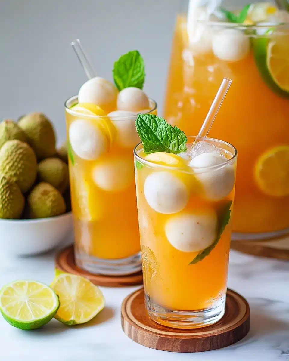 Lychee Iced Tea Recipe - Recipe Image