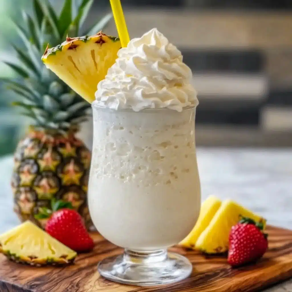 Pina Colada Milkshakes Recipe - Recipe Image