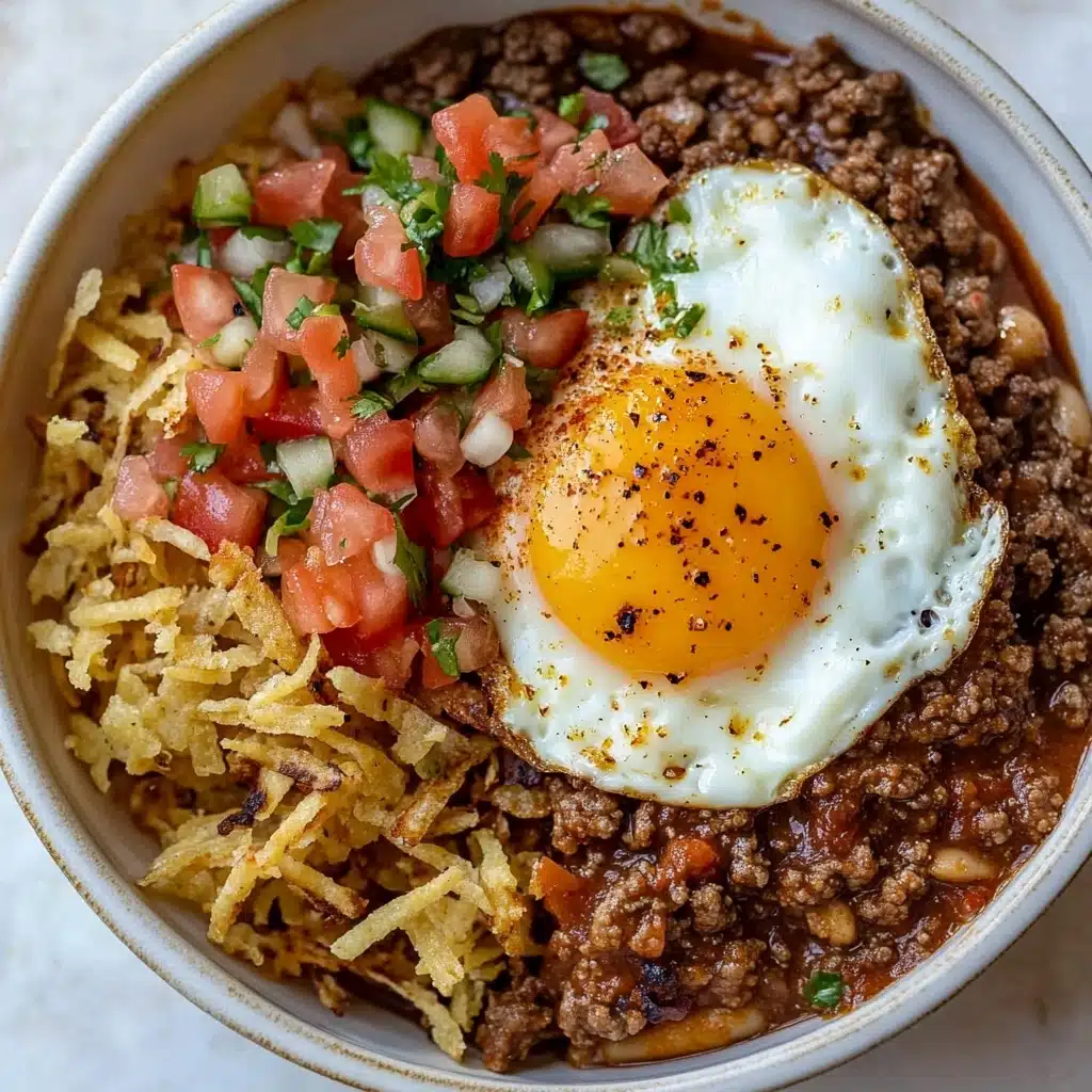 Breakfast Chili and Eggs Recipe - Recipe Image
