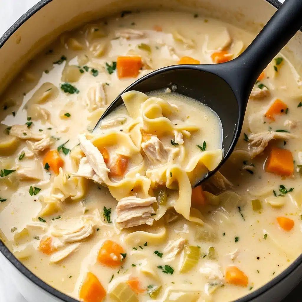 Creamy Chicken Noodle Soup Recipe - Recipe Image