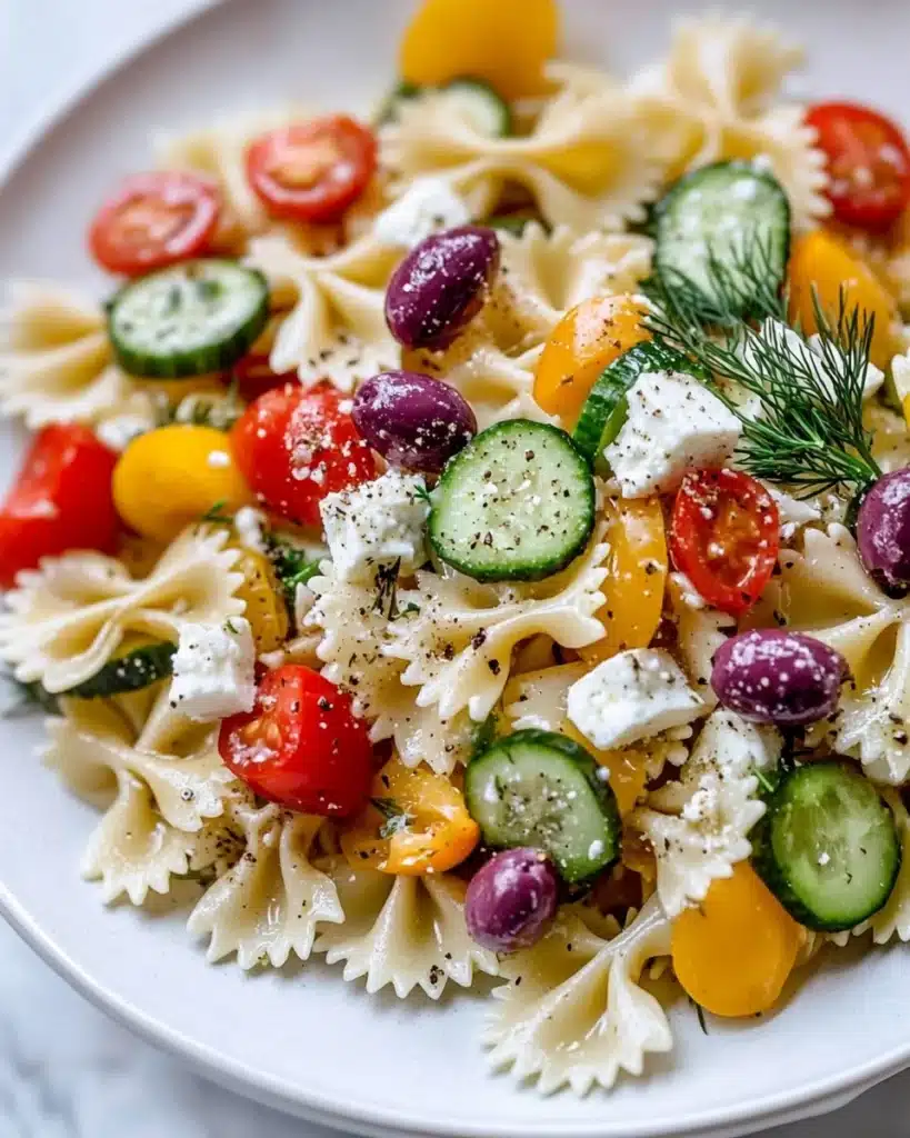 Greek Pasta Salad Recipe