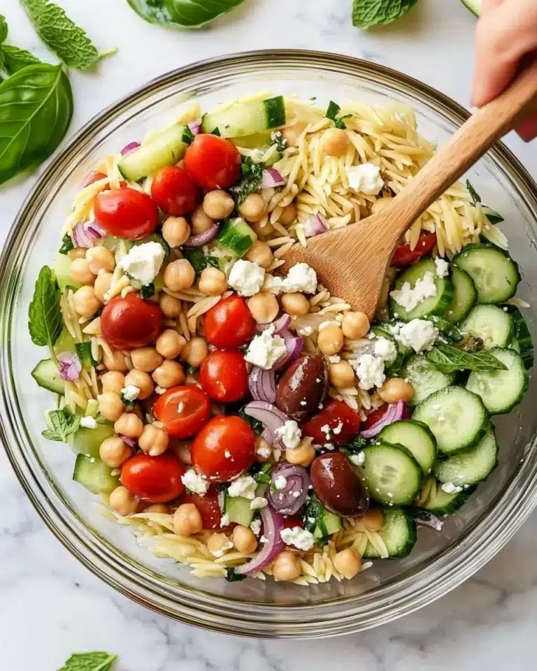 Greek Orzo Salad Recipe