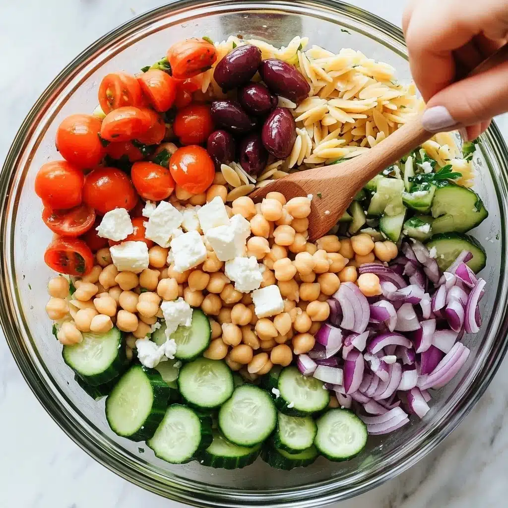Greek Orzo Salad Recipe - Recipe Image