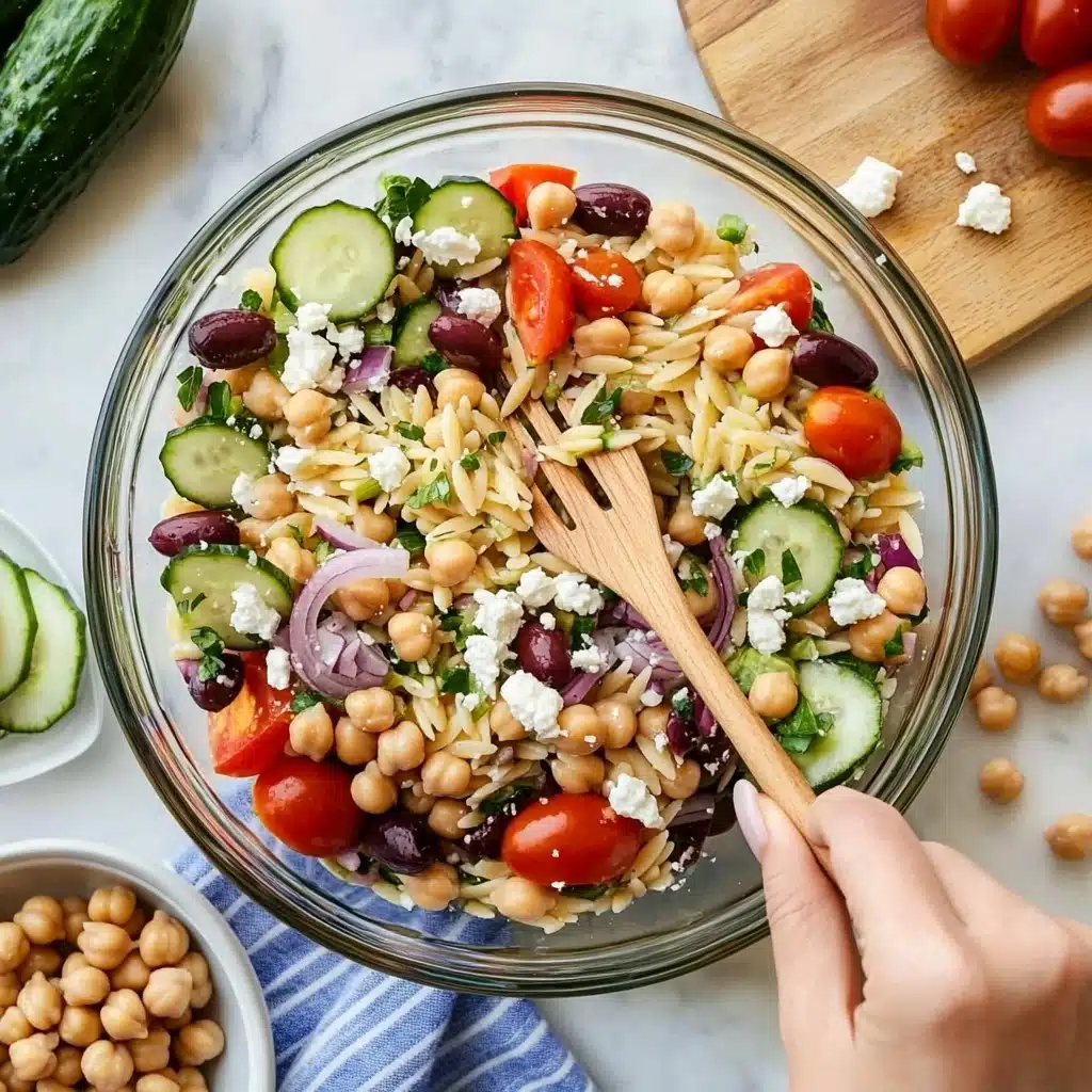 Greek Orzo Salad Recipe - Recipe Image