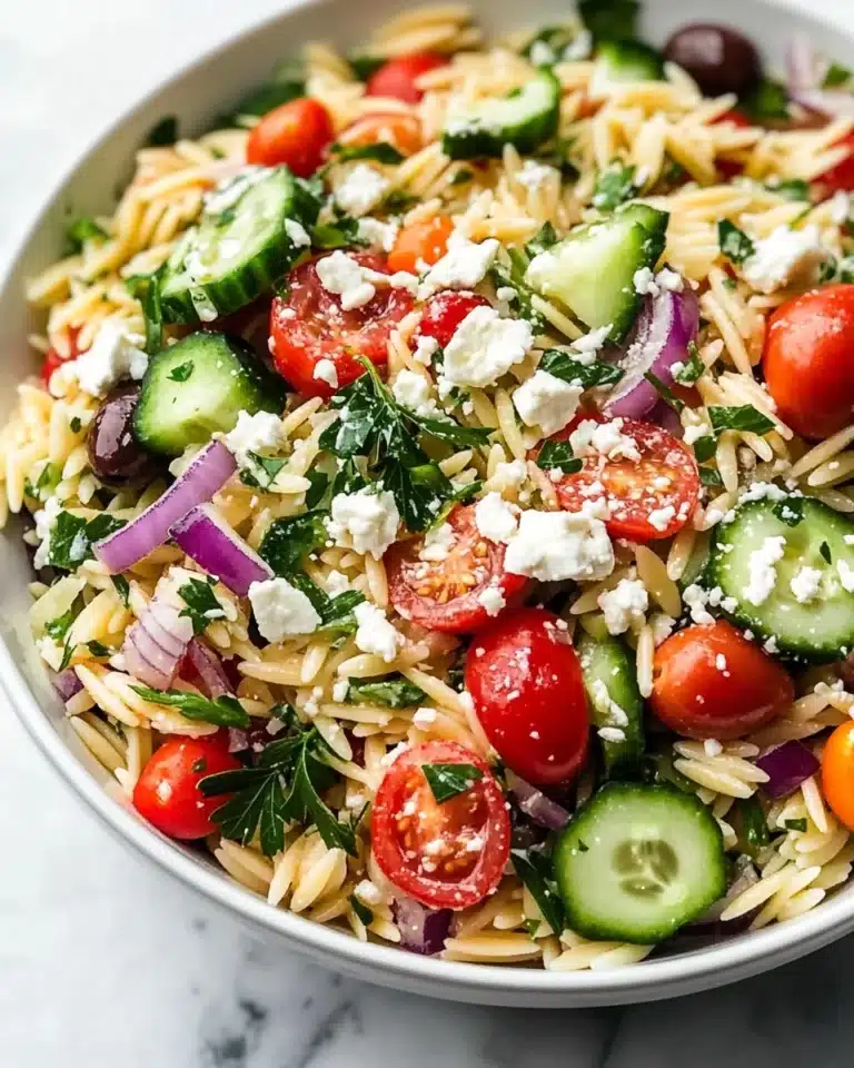 Mediterranean Orzo Salad Recipe