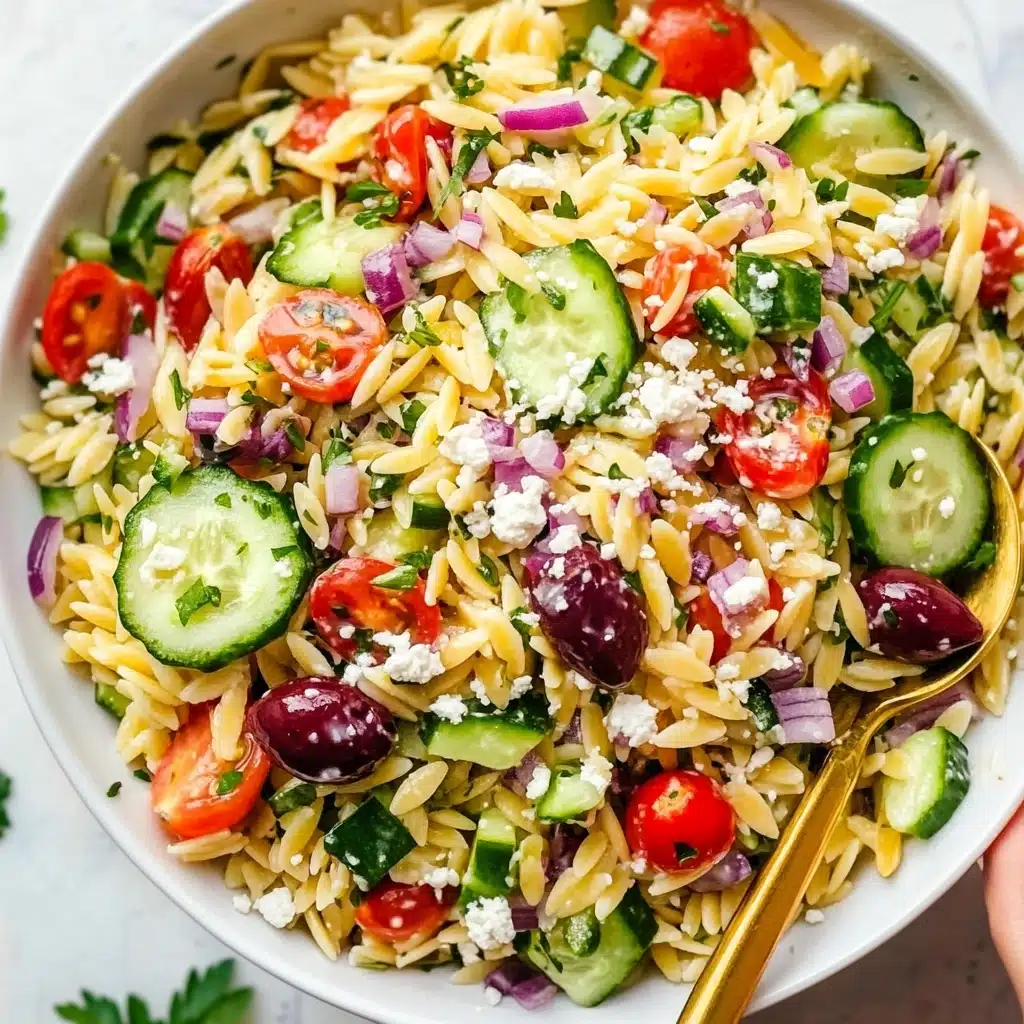 Mediterranean Orzo Salad Recipe - Recipe Image