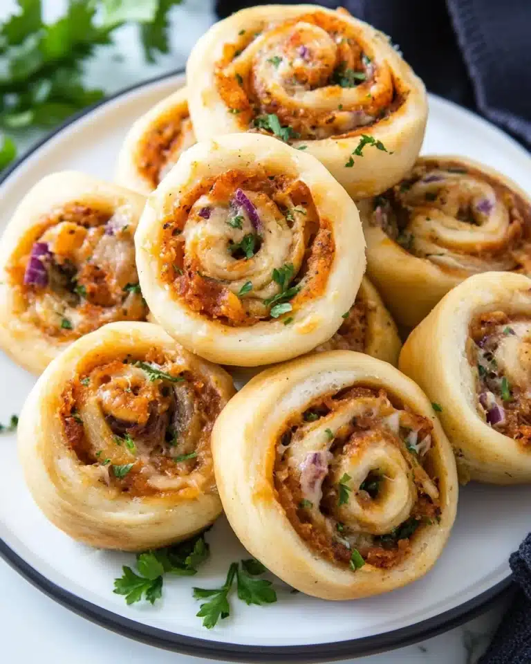 BBQ Chicken Pizza Rolls Recipe