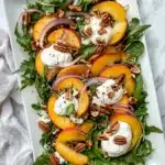 Summer Peach Salad with Burrata Recipe