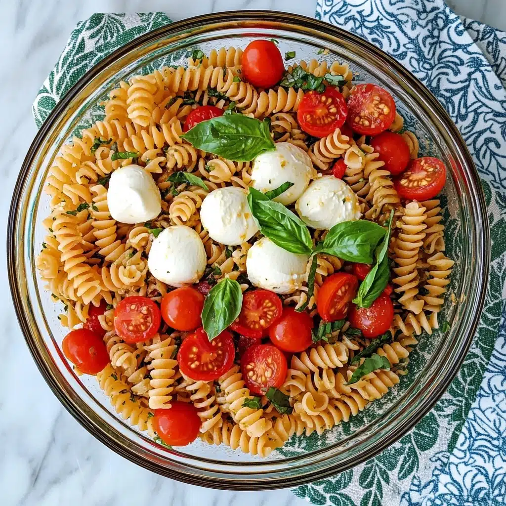 Caprese Pasta Salad Recipe - Recipe Image