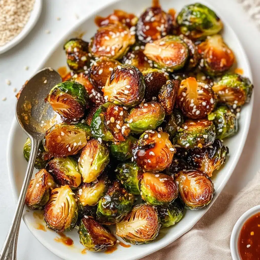 Maple Sriracha Brussels Sprouts Recipe - Recipe Image