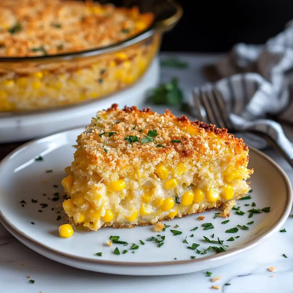 Cheddar Sweet Corn Pie Recipe - Recipe Image