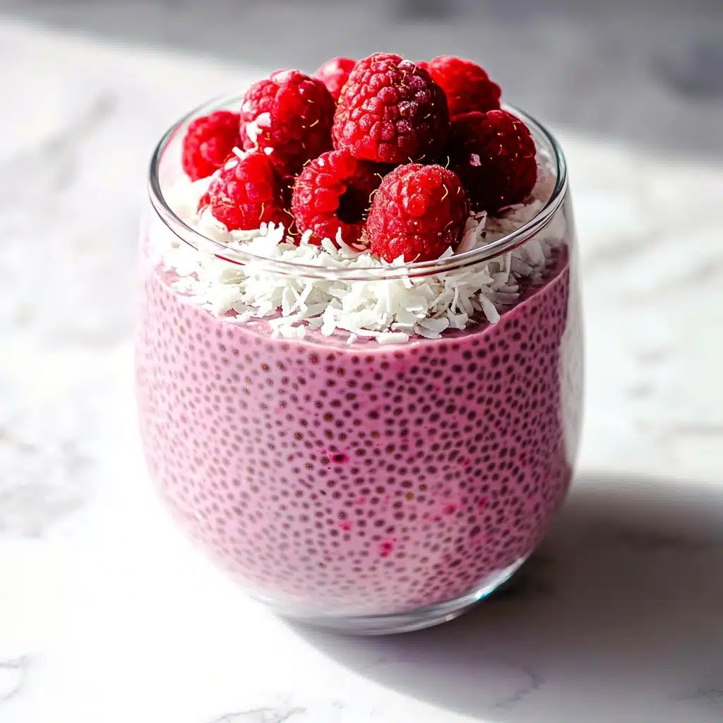 Raspberry Chia Pudding Recipe - Recipe Image