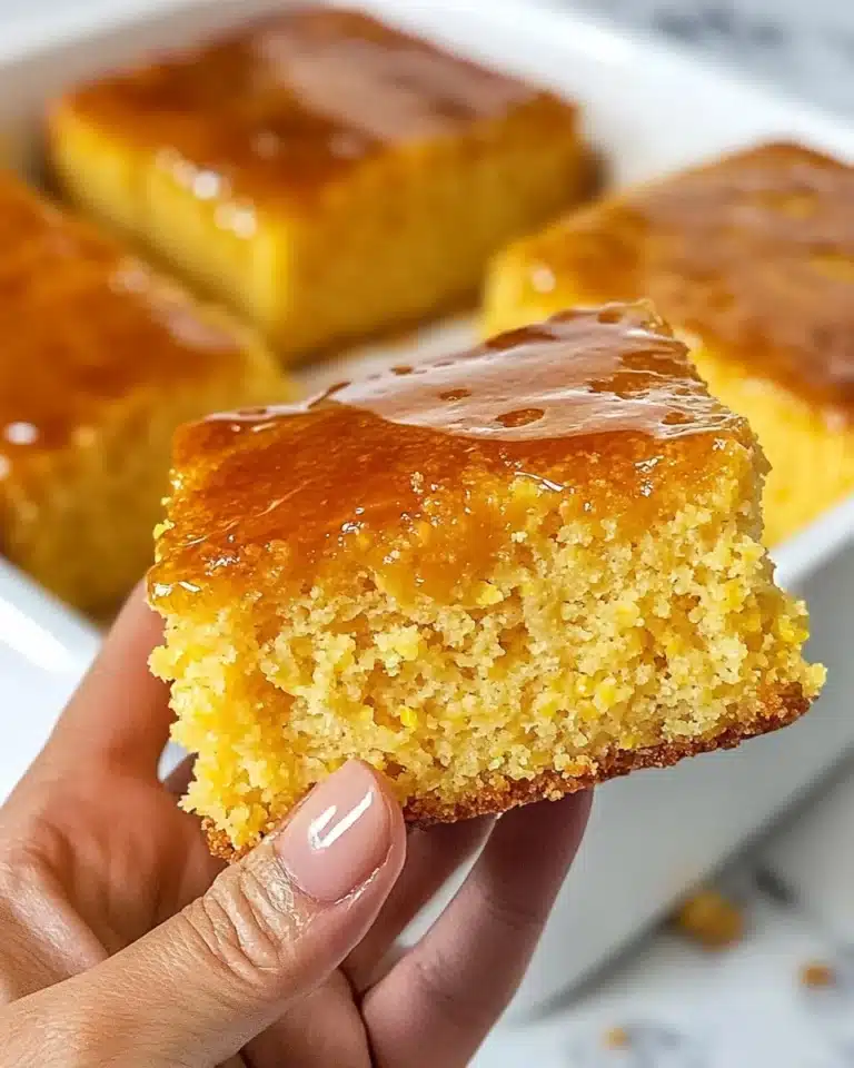 Honey Butter Cornbread Recipe