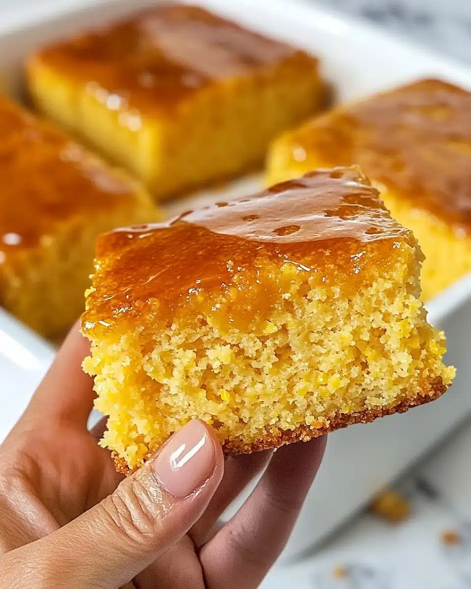 Honey Butter Cornbread Recipe