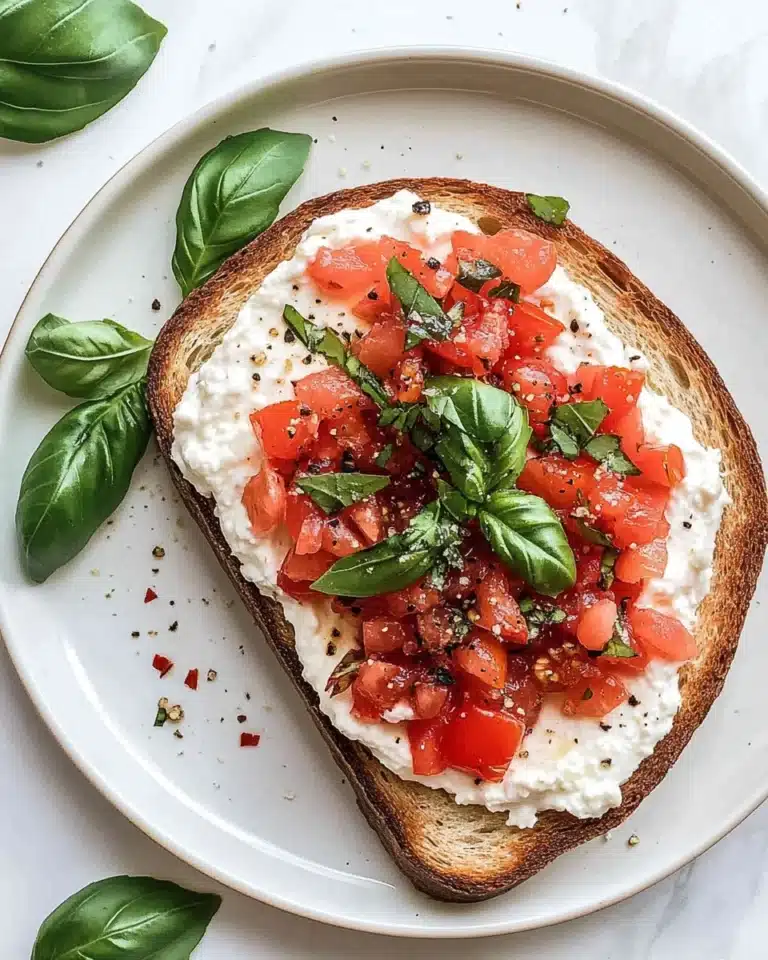Blistered Cherry Tomato Toast Recipe
