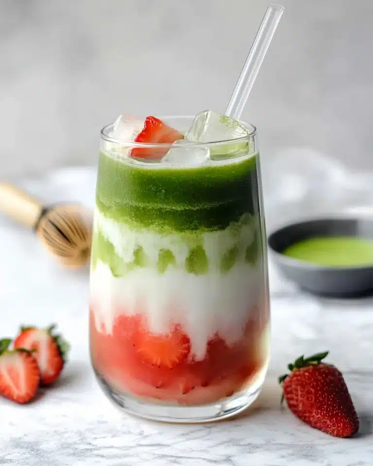 Strawberry Matcha Latte Recipe